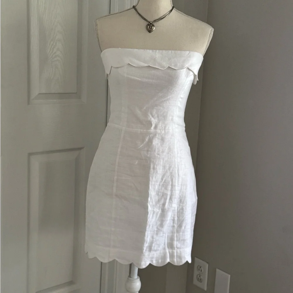Reformation Isles linen white dress - Picture 2 of 3